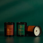 Eco friendly custom candle label stickers for soy wax candles and handmade candle brands