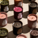 Personalised candle jar dust covers wholesale for luxury scented candles with custom diameter sizing