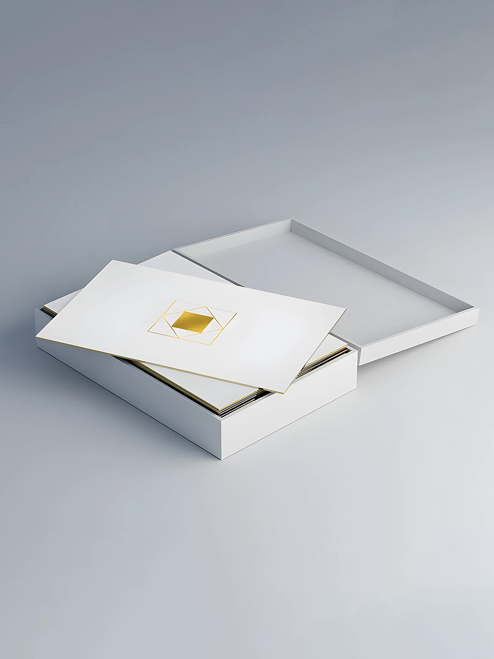 Luxury Matte White Rigid Box for Retai