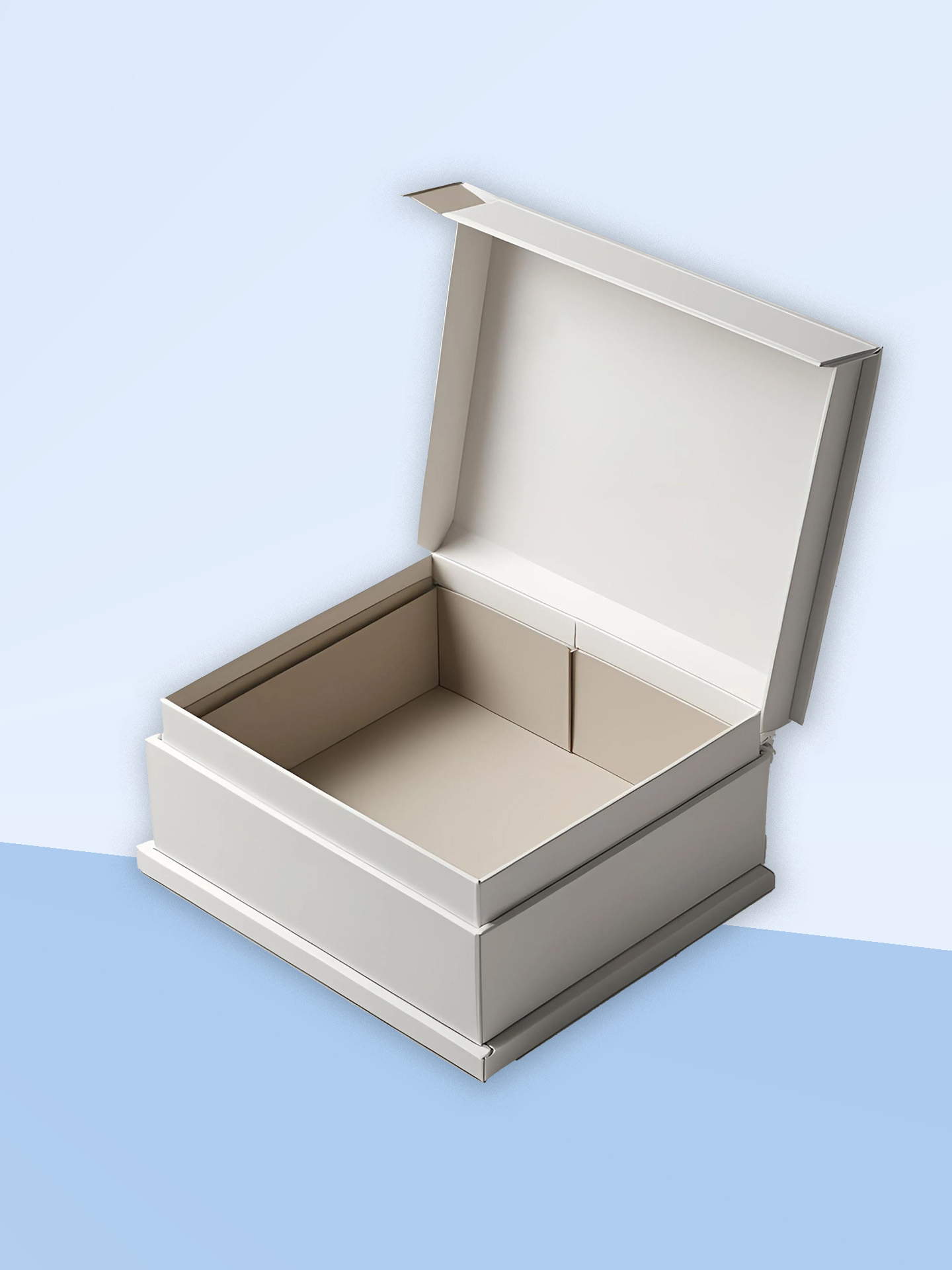 Luxury Matte White Rigid Box for Retai