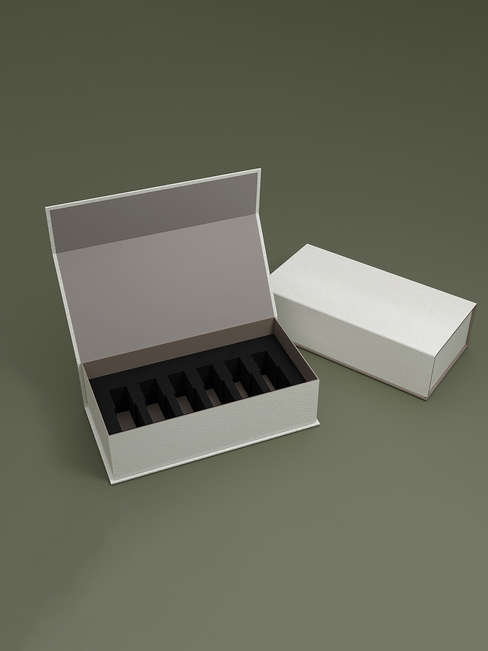 Luxury Matte White Rigid Box for Retai