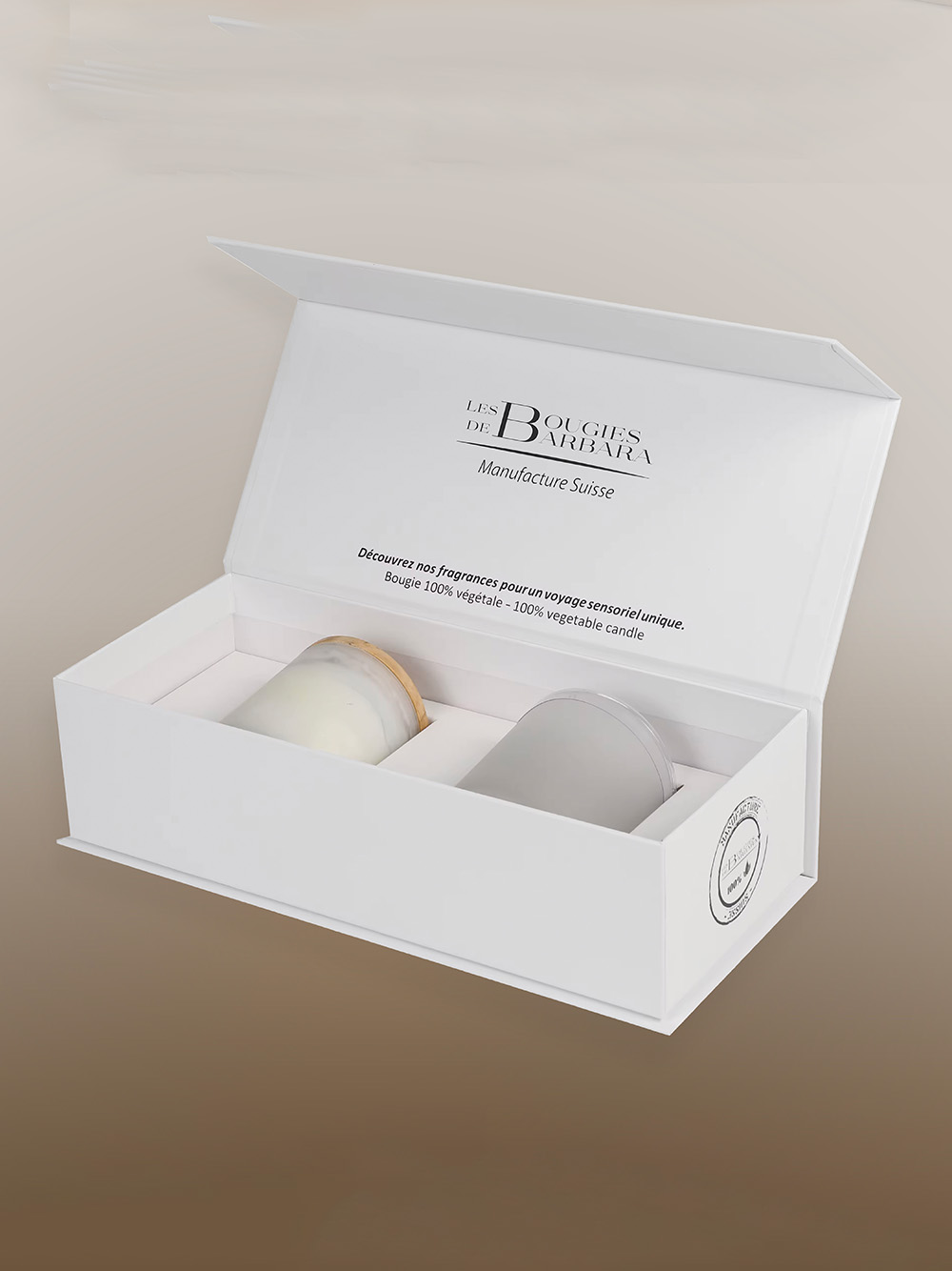 Luxury Matte White Rigid Box for Retai