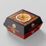 Custom printed Chinese food boxes with handles – secure, grease-resistant takeout containers ideal for hot meals, dine-in to go, and branded food packaging