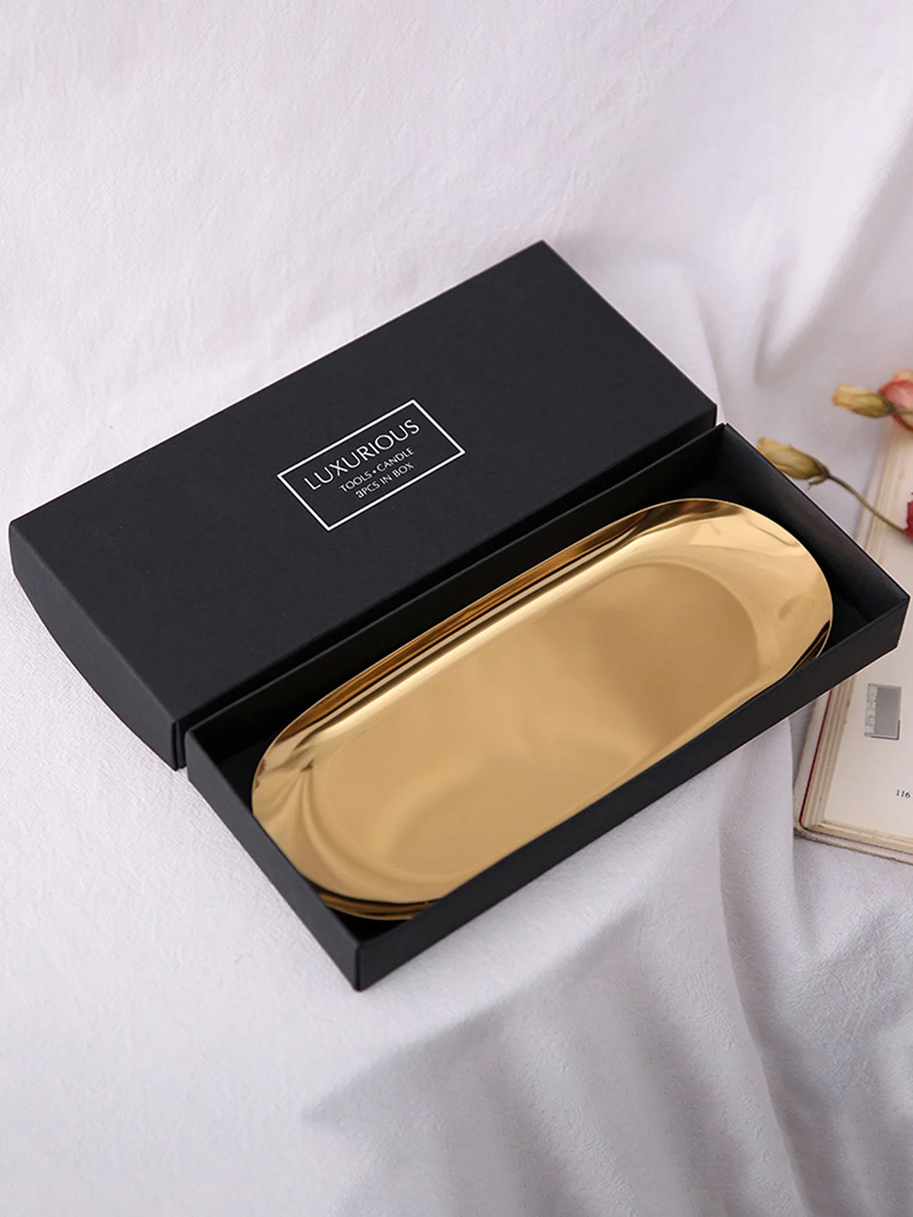 Wholesale rigid two piece candle boxes with embossed logo and foil stamping UK