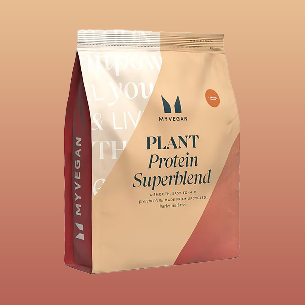 Custom 5lb Protein Pouch Packaging Flat Bottom Bag Wholesale