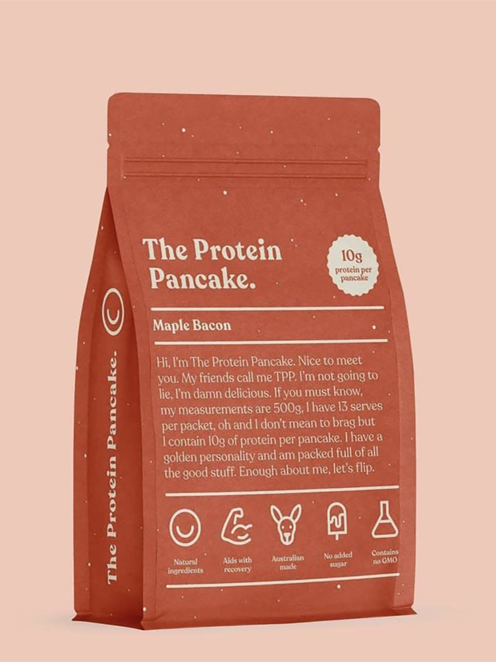 Custom 5lb Protein Pouch Packaging Flat Bottom Bag Wholesale