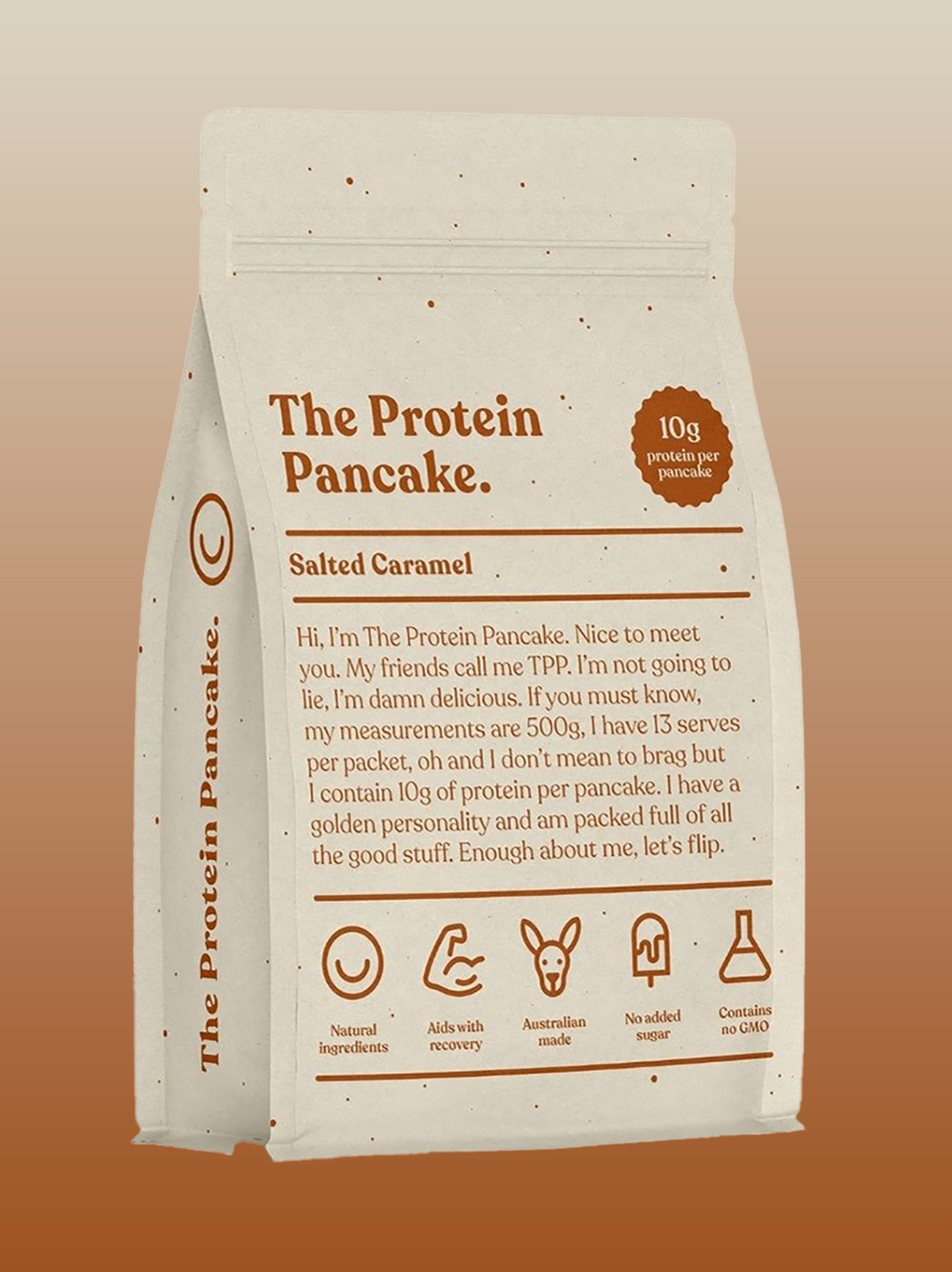 Custom 5lb Protein Pouch Packaging Flat Bottom Bag Wholesale