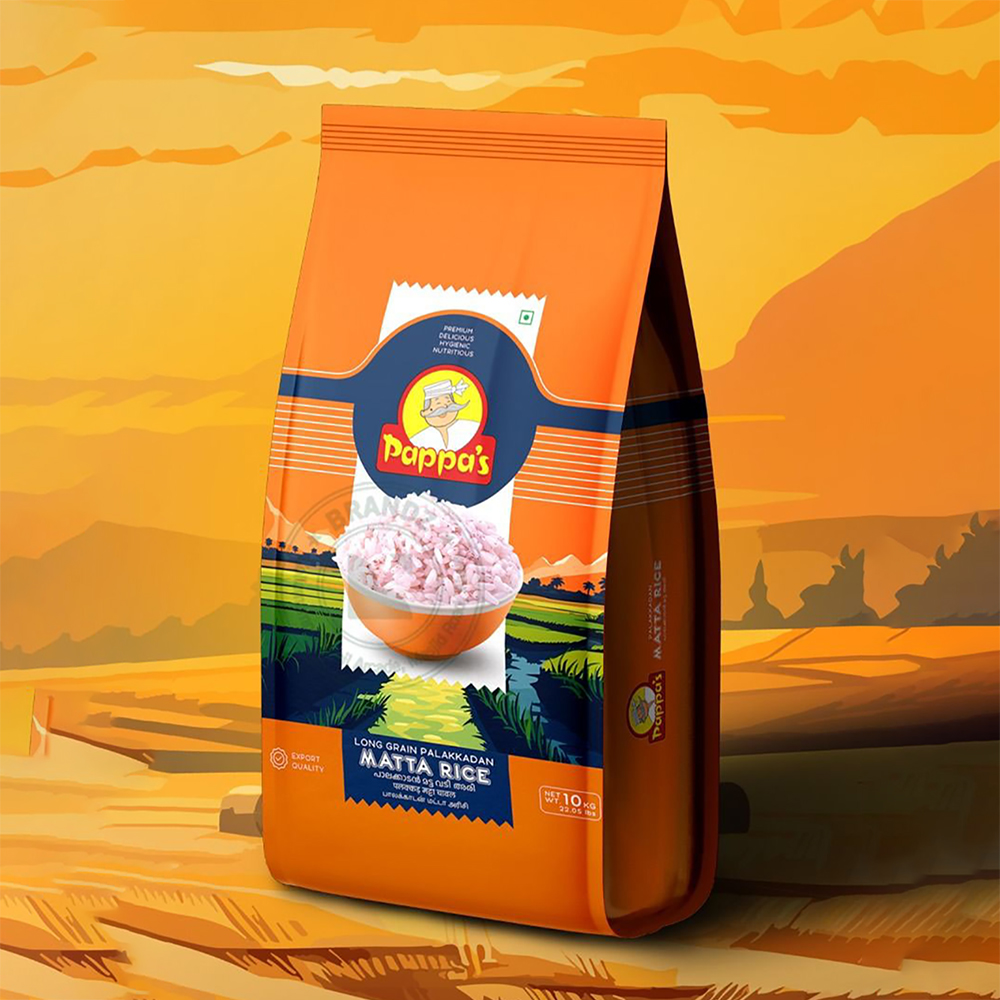 Wholesale Rice Packaging Bags 1kg 3kg 5kg Plastic Handle Pouch