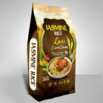 Wholesale Rice Packaging Bags 1kg 3kg 5kg Plastic Handle Pouch