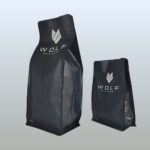 Gold Foil Gusset Coffee Bags with Valve1