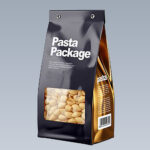 Flat Bottom Pouch For Pasta Noodles Plastic Packaging Bag