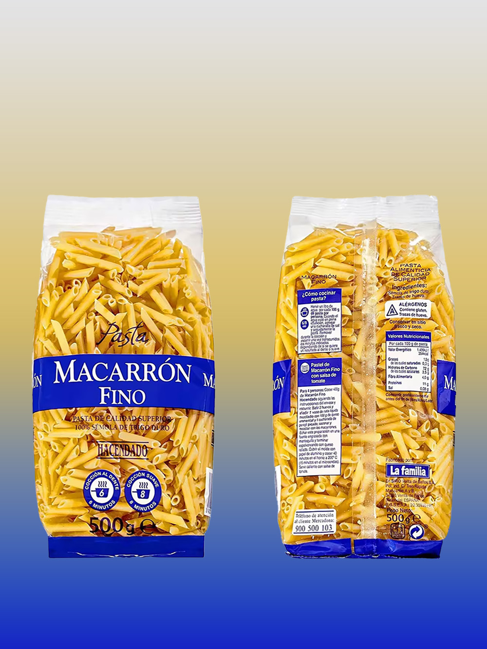 Flat Bottom Pouch For Pasta Noodles Plastic Packaging Bag