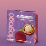Custom nuts and dried fruit packaging bags box bottom pouch