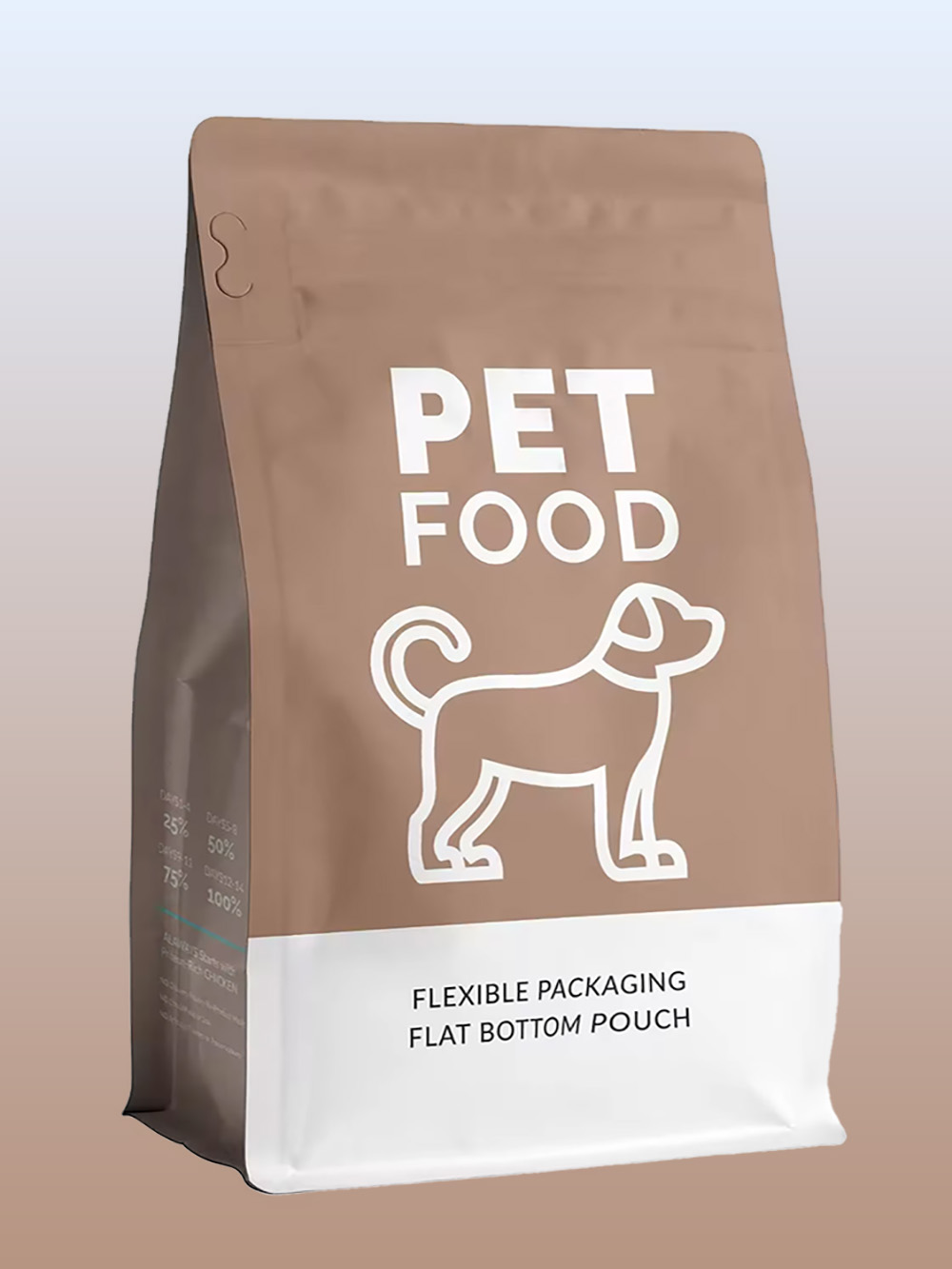 Order pet treat packaging bags for safe storage and freshness. Ideal for snacks and chews with resealable closure, strong material, and custom branding.