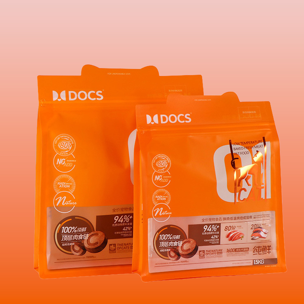 Order pet treat packaging bags for safe storage and freshness. Ideal for snacks and chews with resealable closure, strong material, and custom branding.