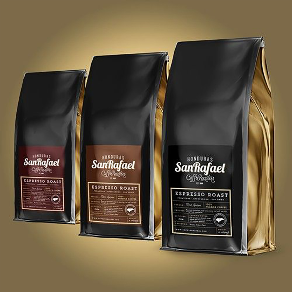 Side Seal Coffee Bag Quad Seal Pouch Packaging Supplier