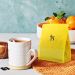 Gold Foil Gusset Coffee Bags with Valve1