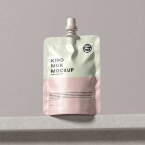 Custom spouted stand-up barrier pouches for liquid juice jelly packaging