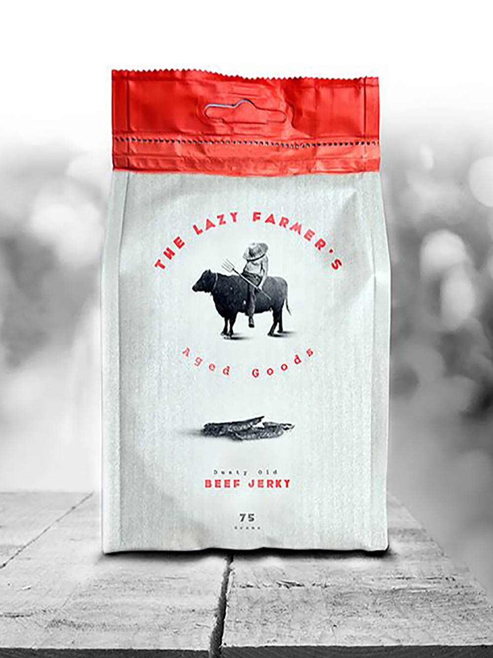 Custom Beef Jerky Packaging Bags Flat Bottom Pouch Wholesale