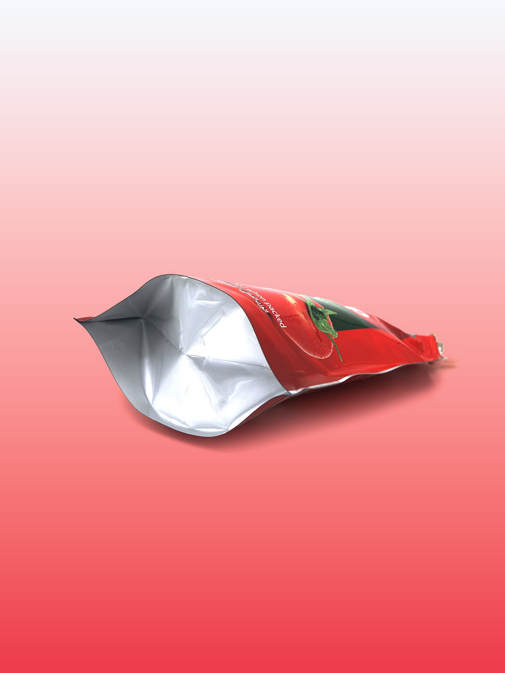 Ketchup Spout Packaging Pouches