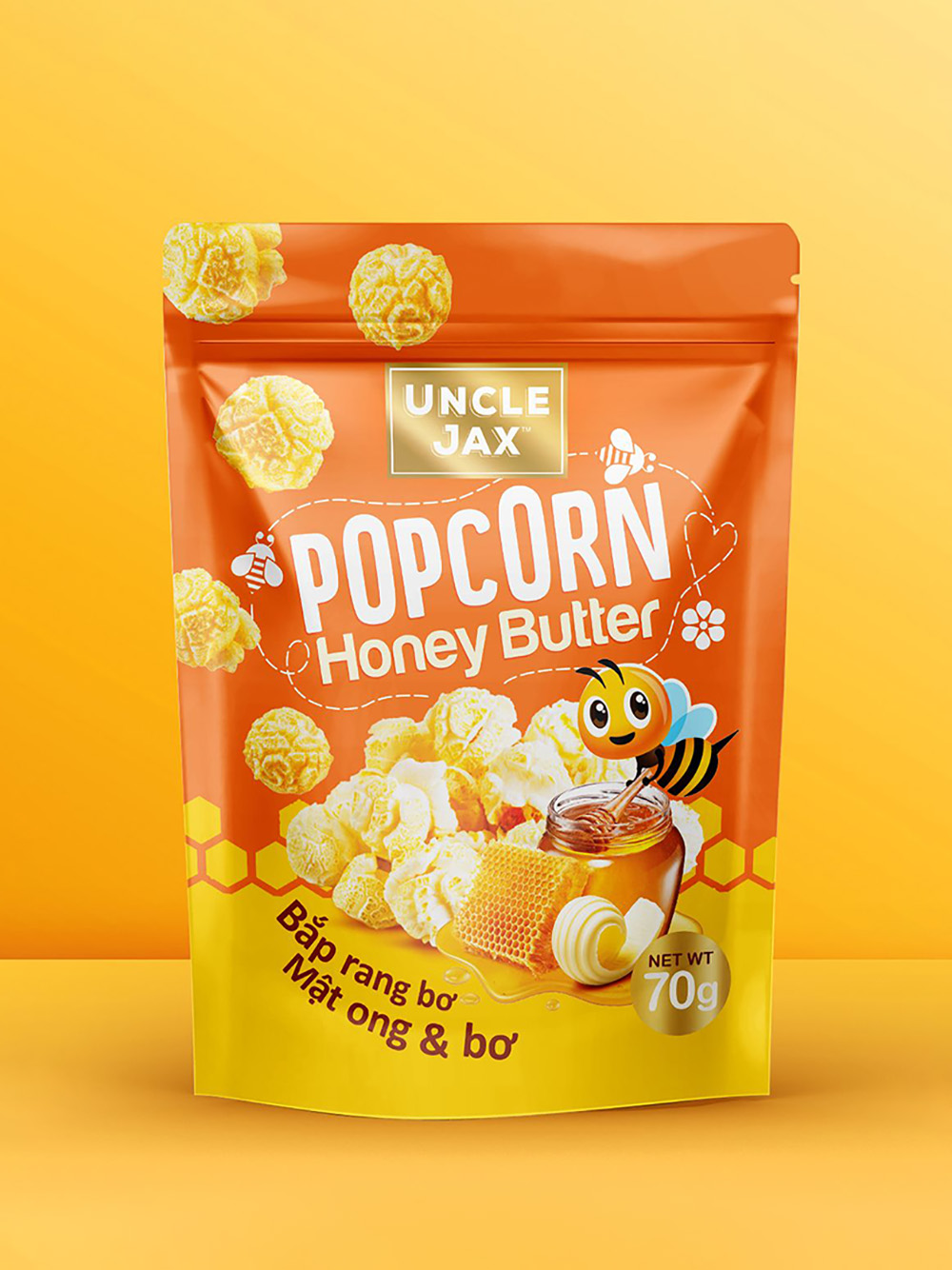 Stand up pouch for popcorn - aluminum foil or recyclable