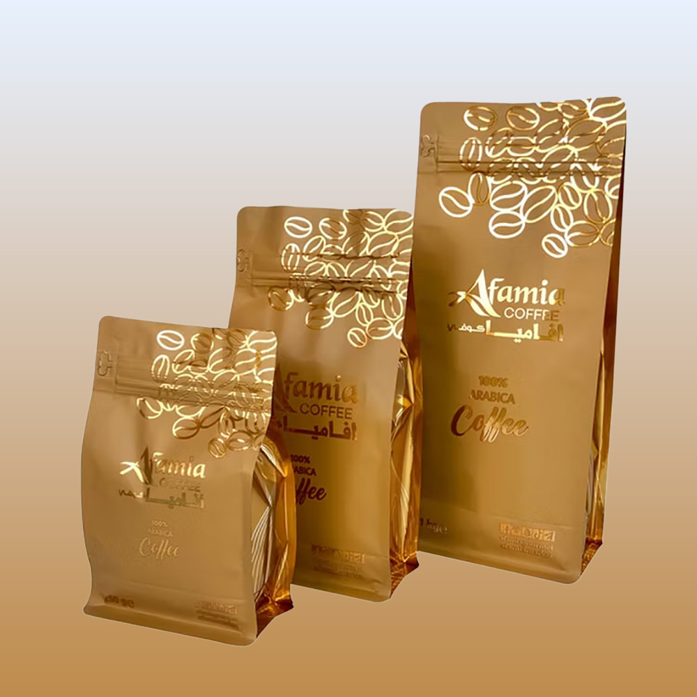 Aluminium Foil Coffee Bags at wholesale & custom sizes