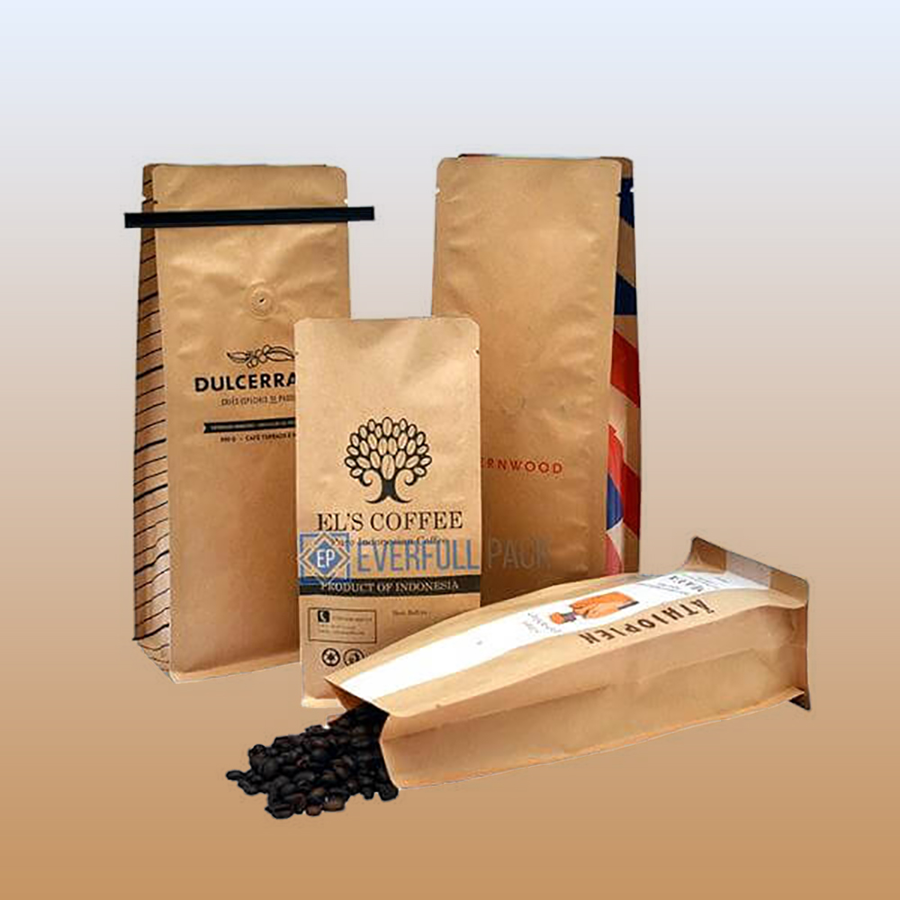 Aluminium Foil Coffee Bags at wholesale & custom sizes