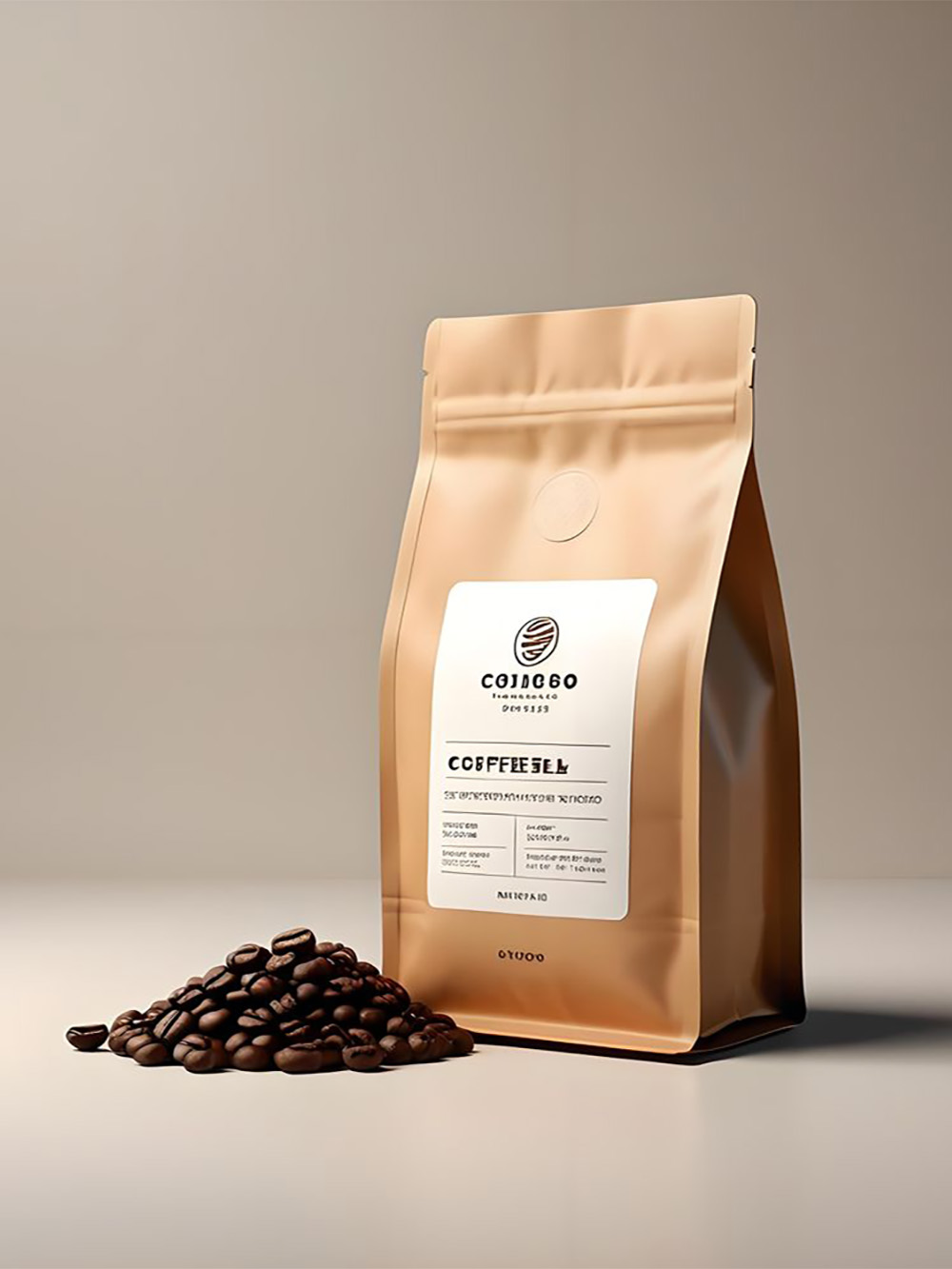 Brown Kraft Paper Flat Bottom Pouch EU Compliant Packaging Wholesale