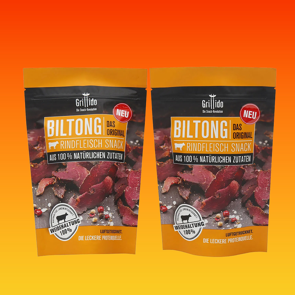 Custom Beef Jerky Biltong Packaging Bags Wholesale