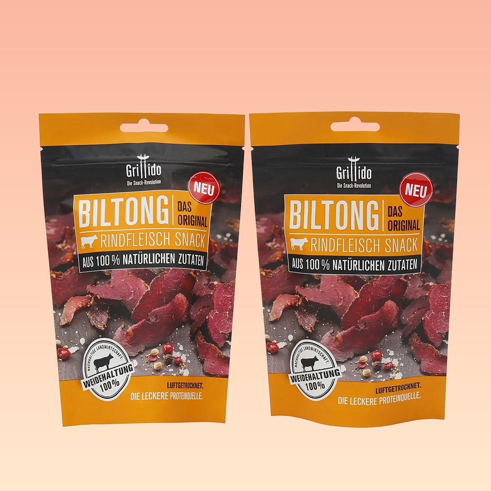 Custom Beef Jerky Biltong Packaging Bags Wholesale