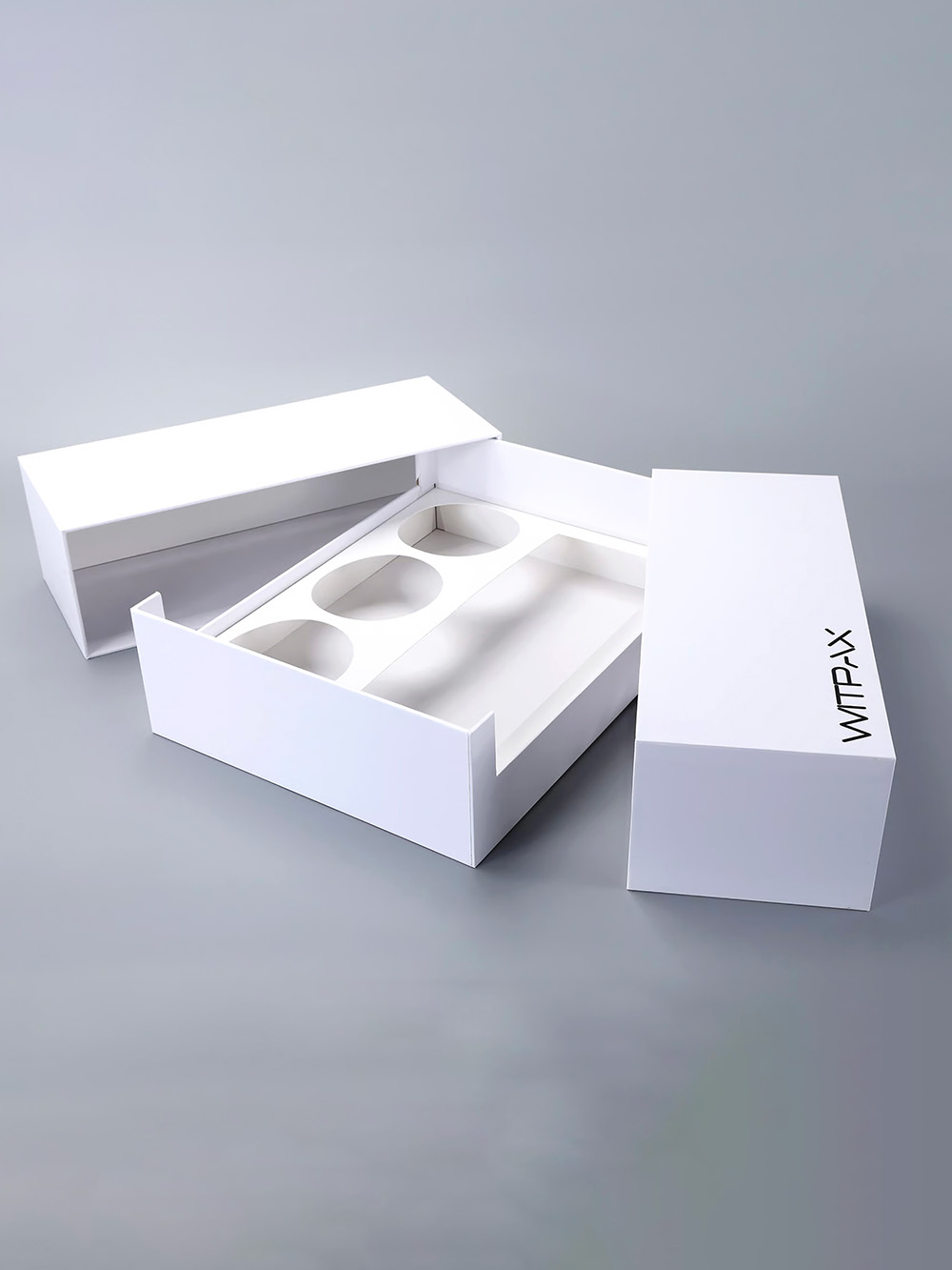 Cardboard insert rigid box for secure and stylish packaging