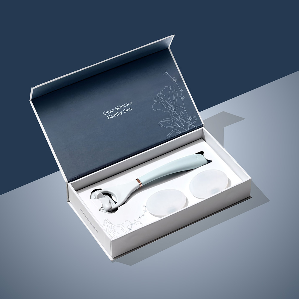 Luxury rigid packaging box with durable cardboard insert