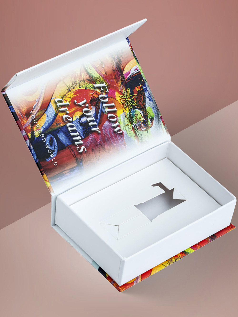 Cardboard insert rigid box for secure and stylish packaging