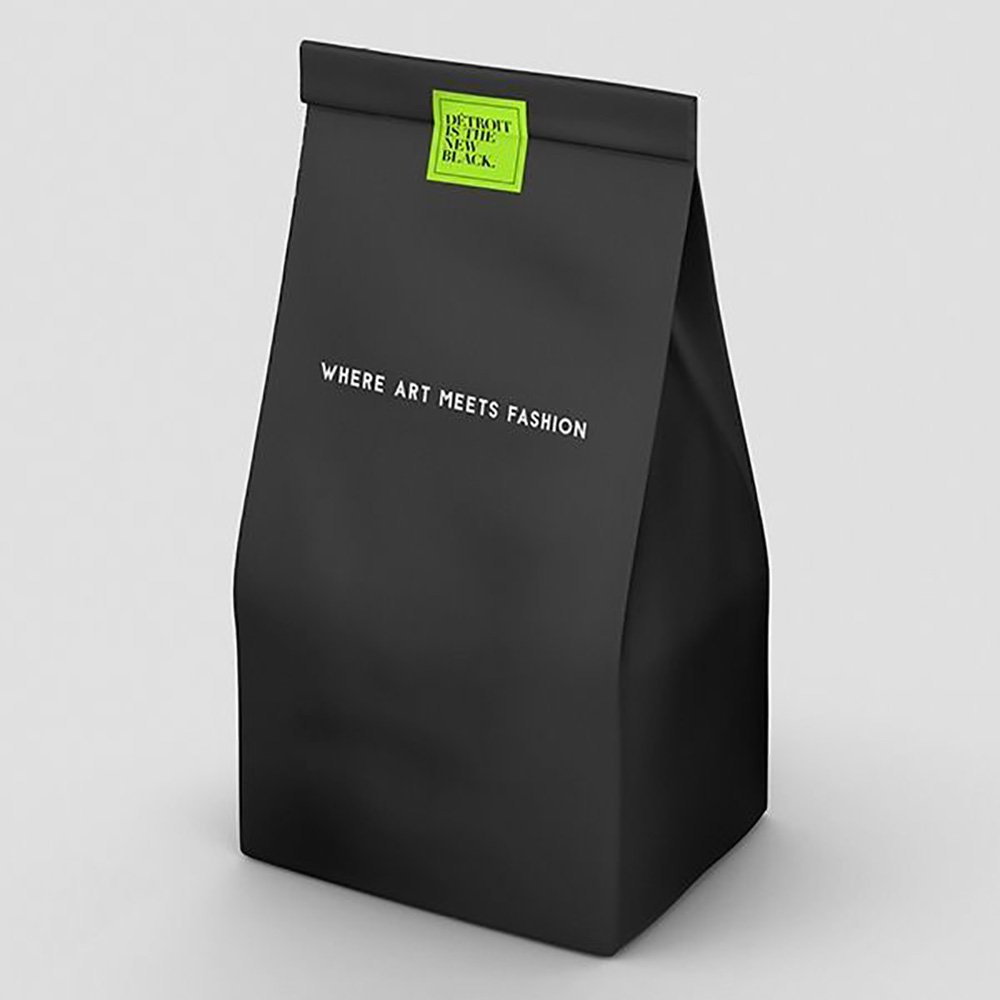 Custom Flat Bottom Coffee Bag