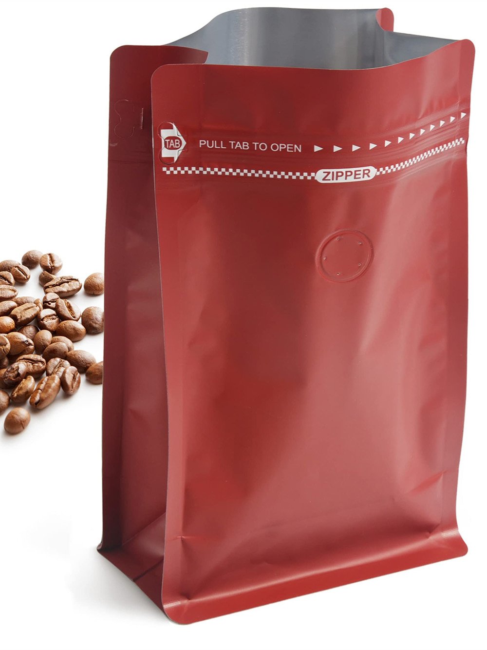 Custom Flat Bottom Coffee Bag