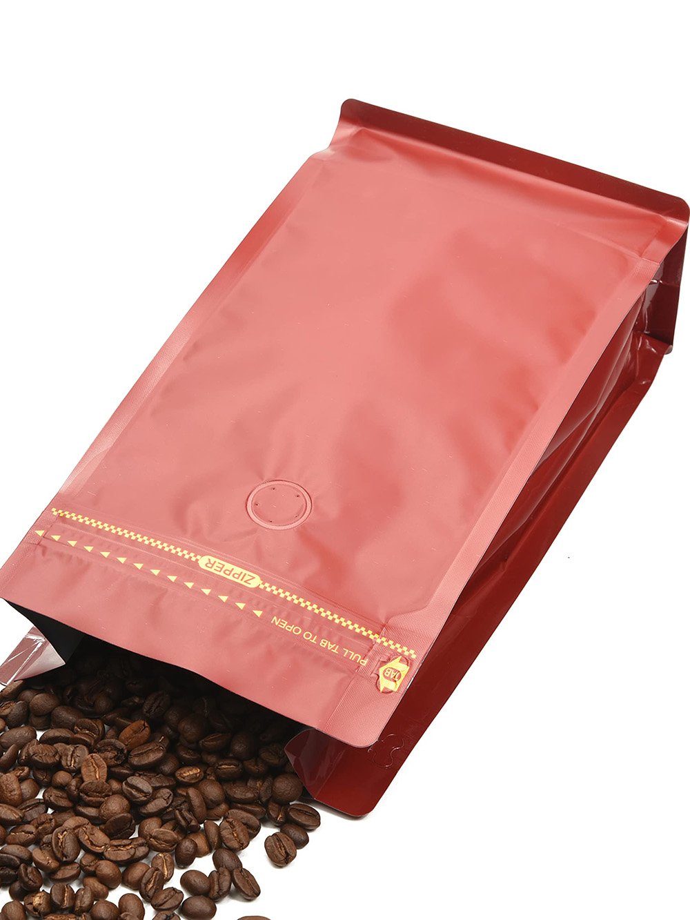 Custom Flat Bottom Coffee Bag