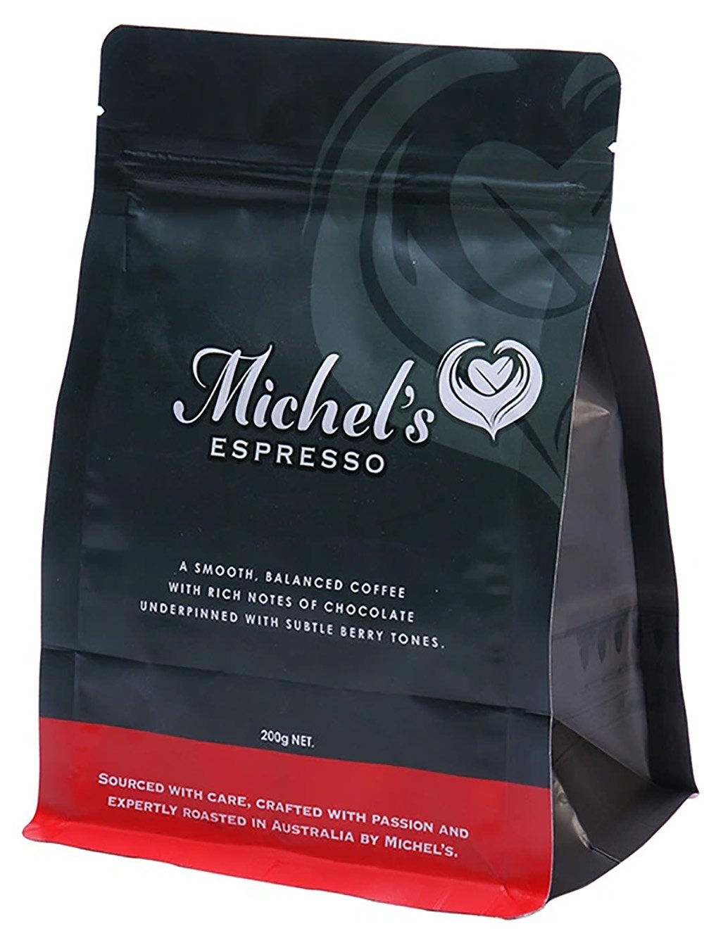 Custom Flat Bottom Coffee Bag