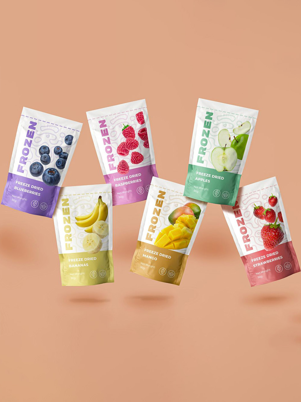 Custom Frozen Fruit Packaging Bags