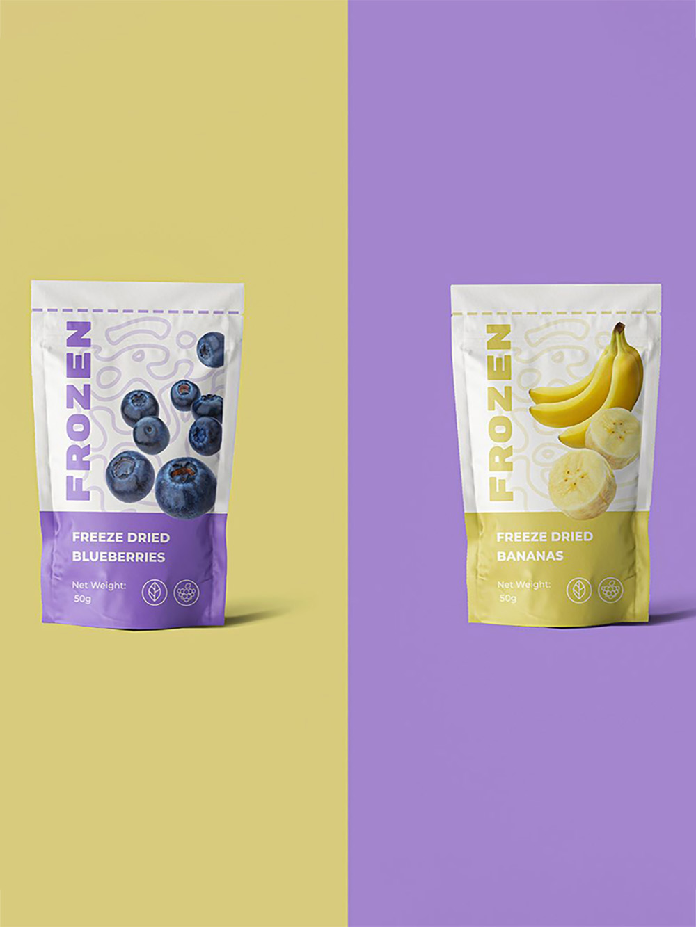 Custom Frozen Fruit Packaging Bags