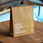 Custom eco-friendly shopping bag with brand logo