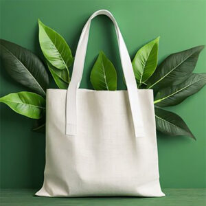 Custom eco-friendly shopping bag with brand logo