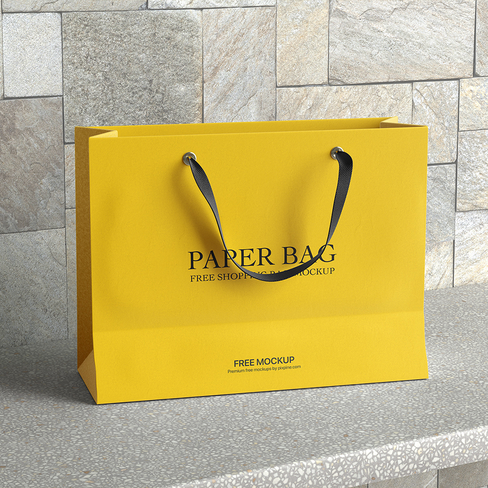 Custom eco-friendly shopping bag with brand logo