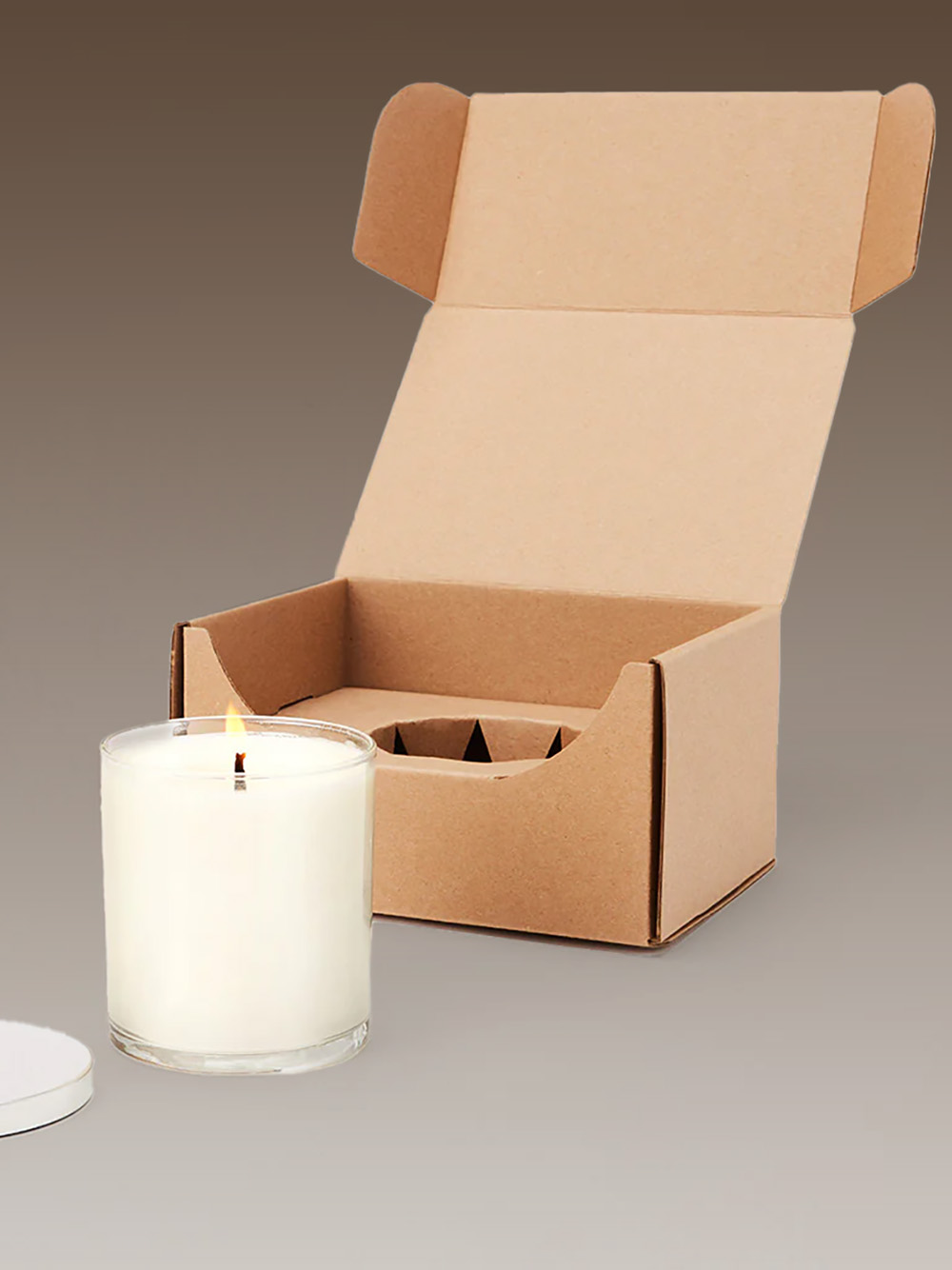 Luxury candle mailer boxes with custom interior printing