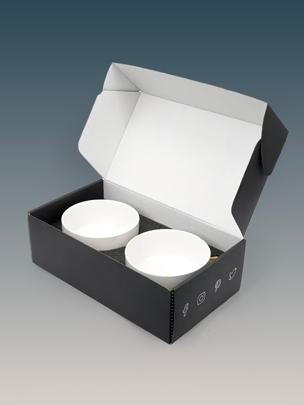 Luxury candle mailer boxes with custom interior printing