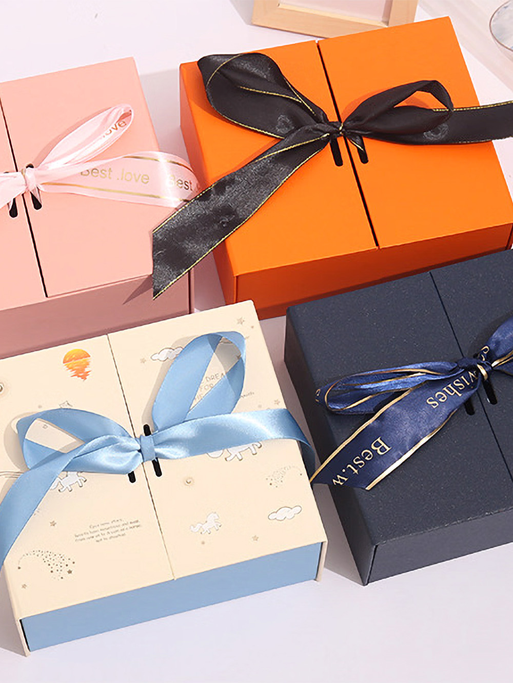 luxury decorative rigid box with premium finish