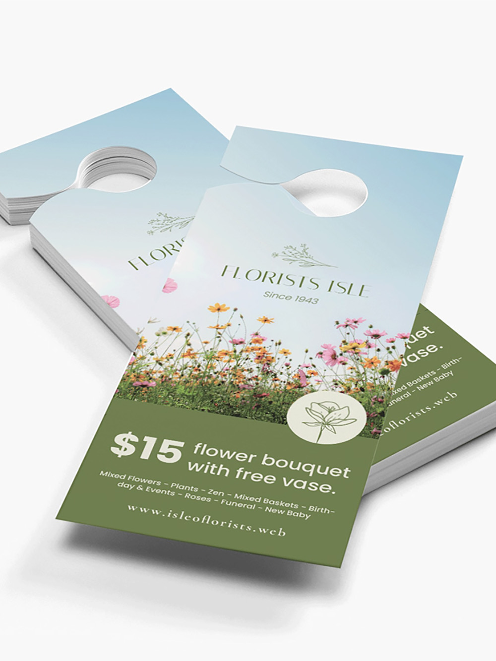 Door Hangers Printing solution at wholesale