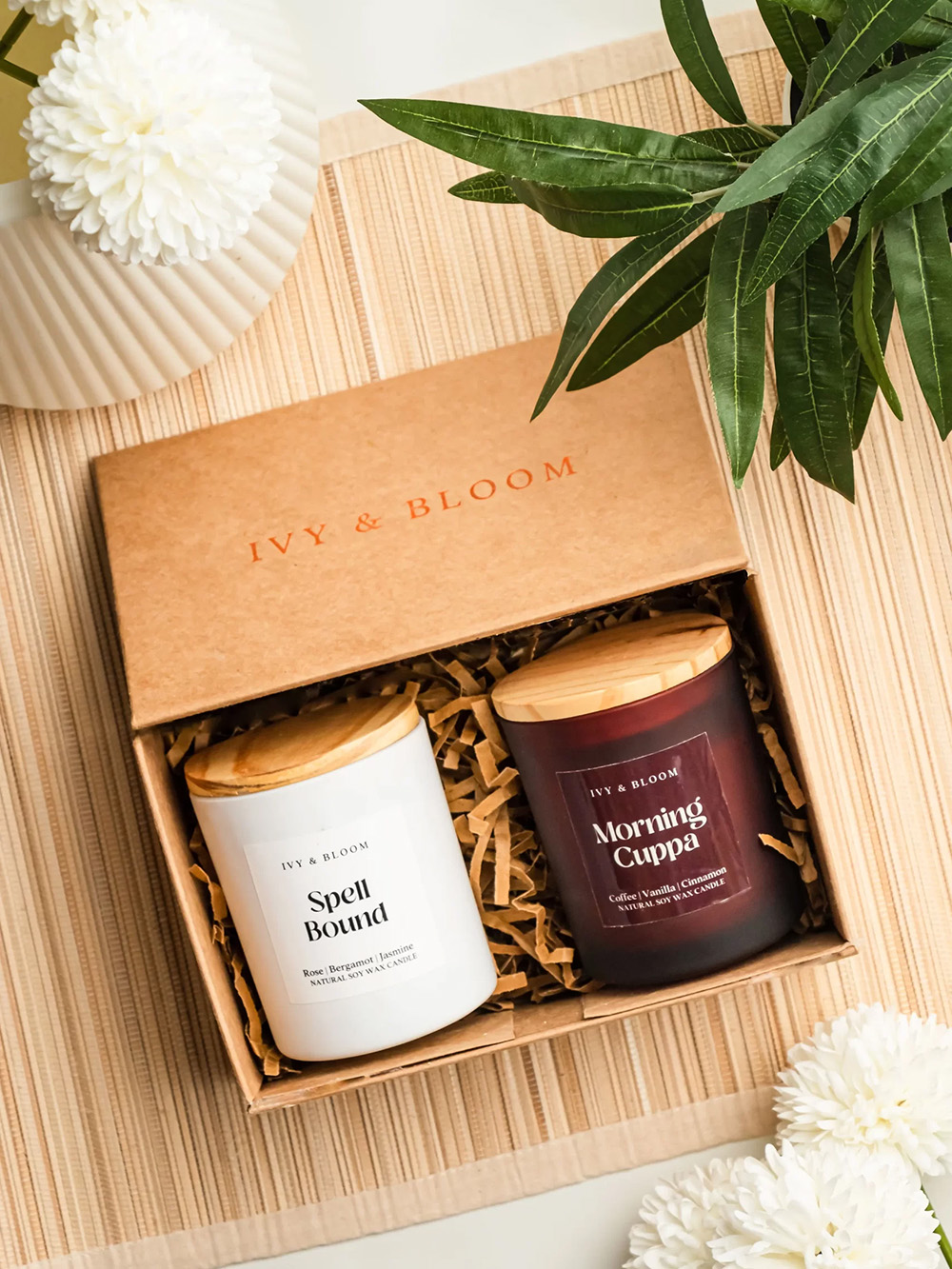 Duo and trio candle set packaging box design