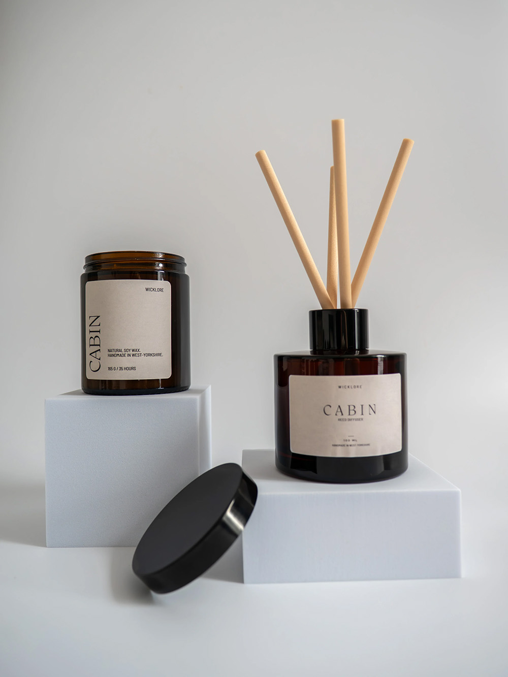 Duo and trio candle set packaging box design