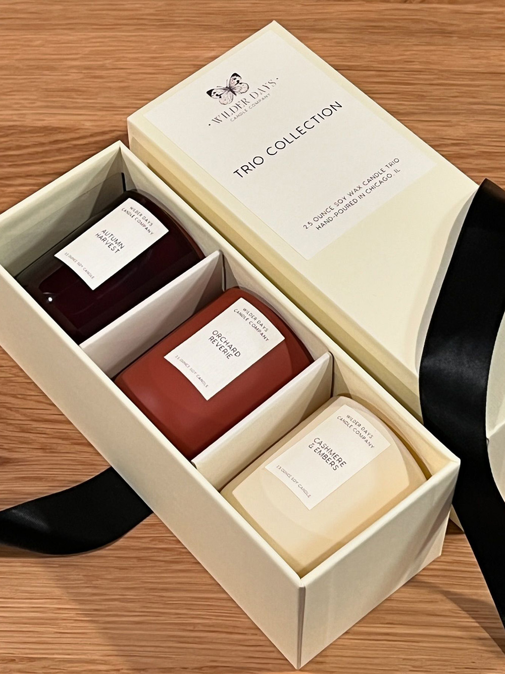 Duo and trio candle set packaging box design