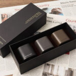 custom duo trio candle gift box with inserts